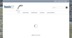 Desktop Screenshot of basis57.ch