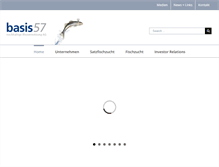Tablet Screenshot of basis57.ch